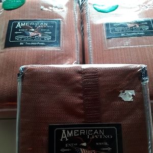 American Living Window Drapery Set